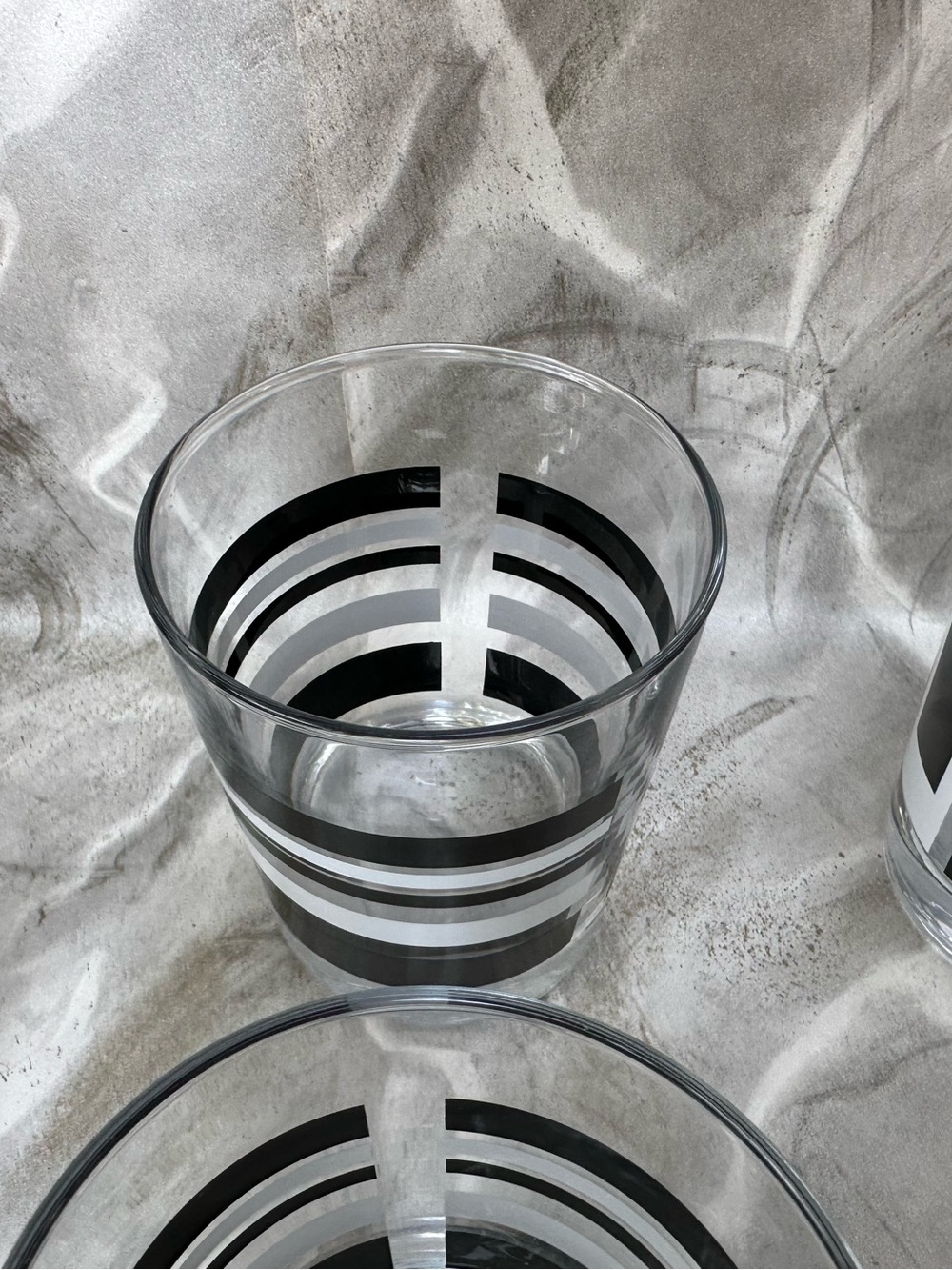 Libbey MCM Geometric Rocks glasses - Picture 10 of 15